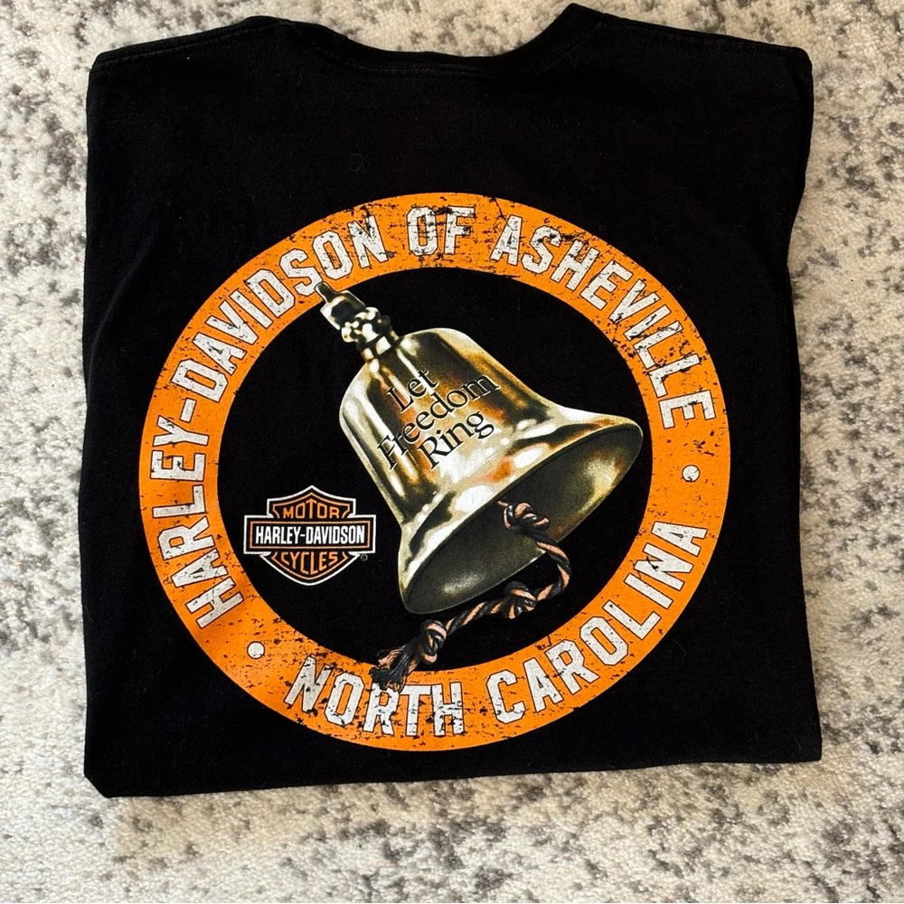 Harley-Davidson of Asheville Men’s T-Shirt Black SZ L